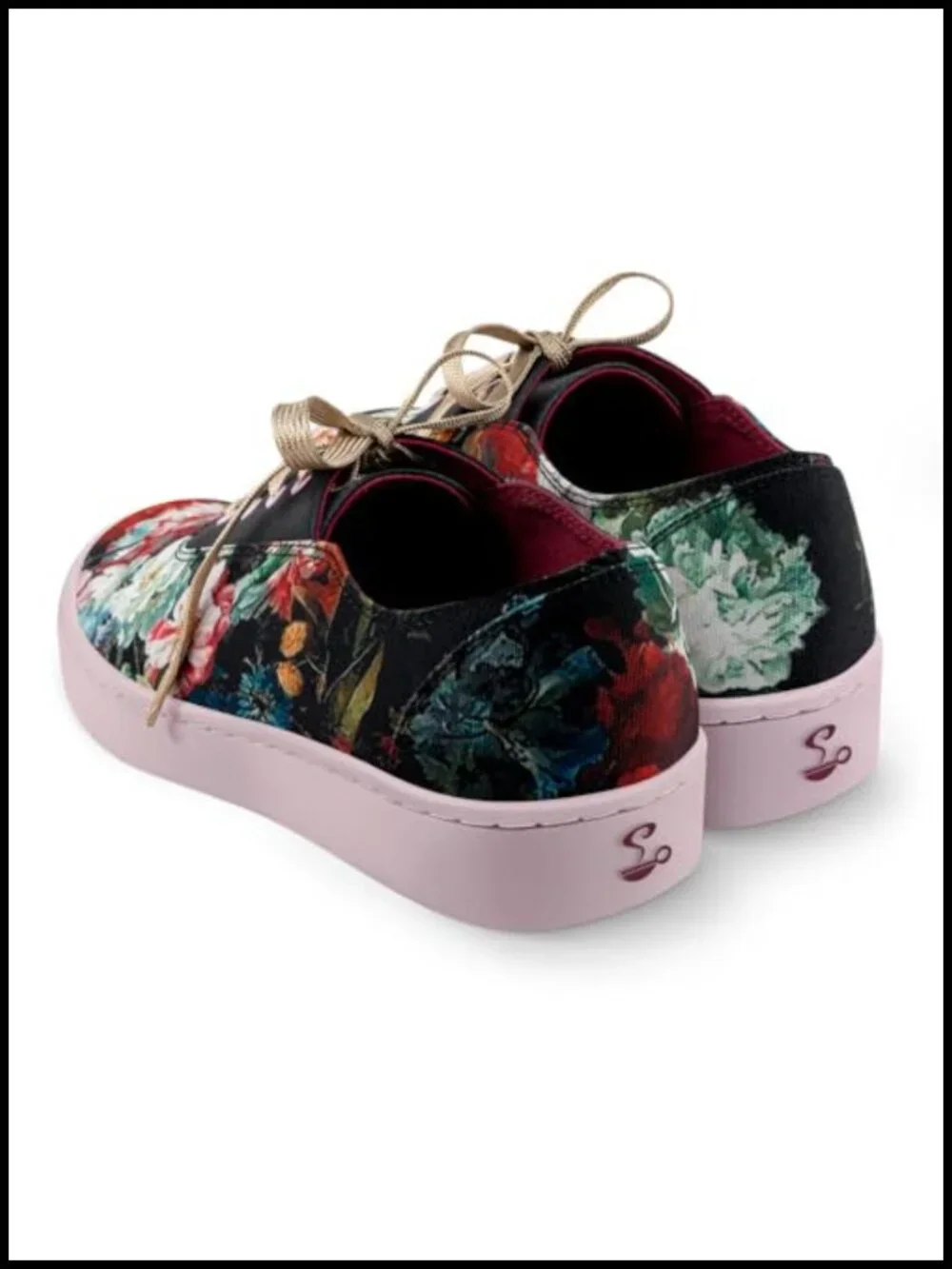 Canvas Lace-Up Sneakers with Cushioned Footbed and Arch Support